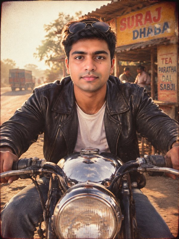 Motorcycle Hero 1980s photo example