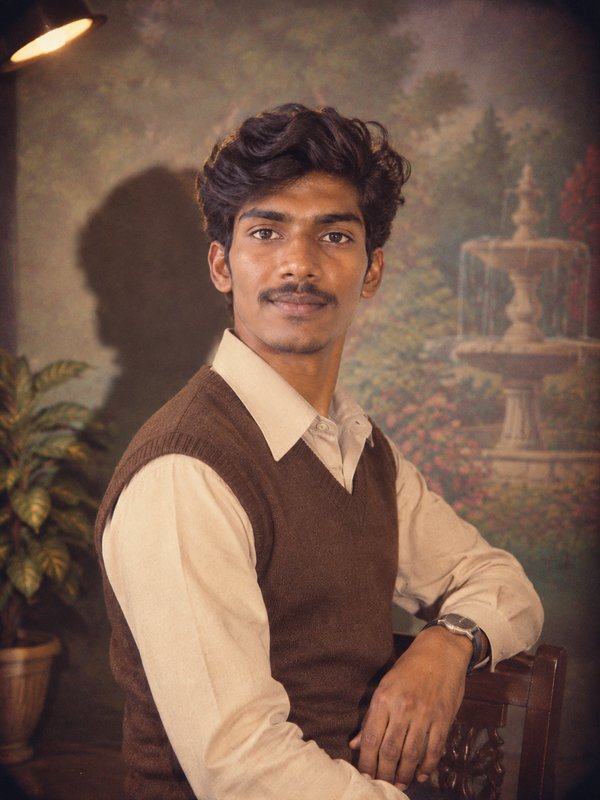 Photo Studio Portrait 1980s photo example